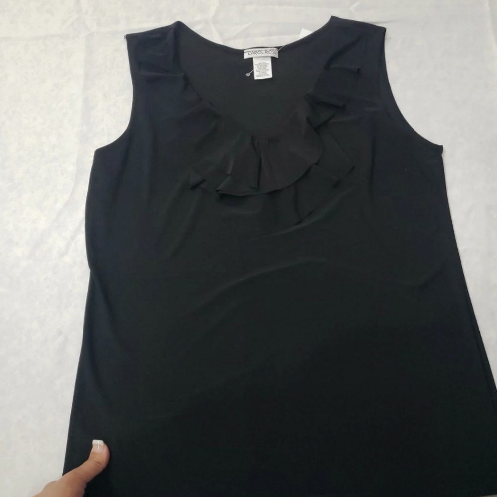Black Sleeveless Blouse